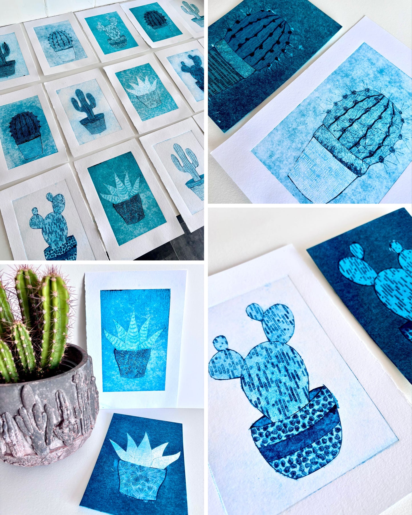 Cactus Collagraph Workshop 12/10/26