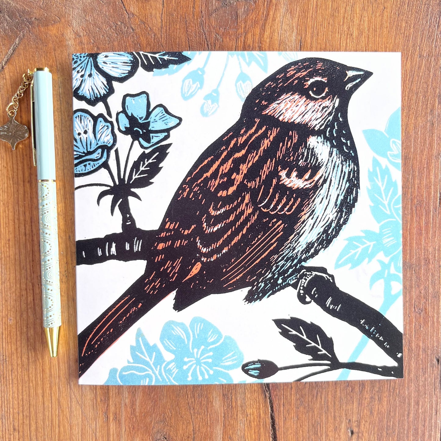 Tree Sparrow Greetings Card