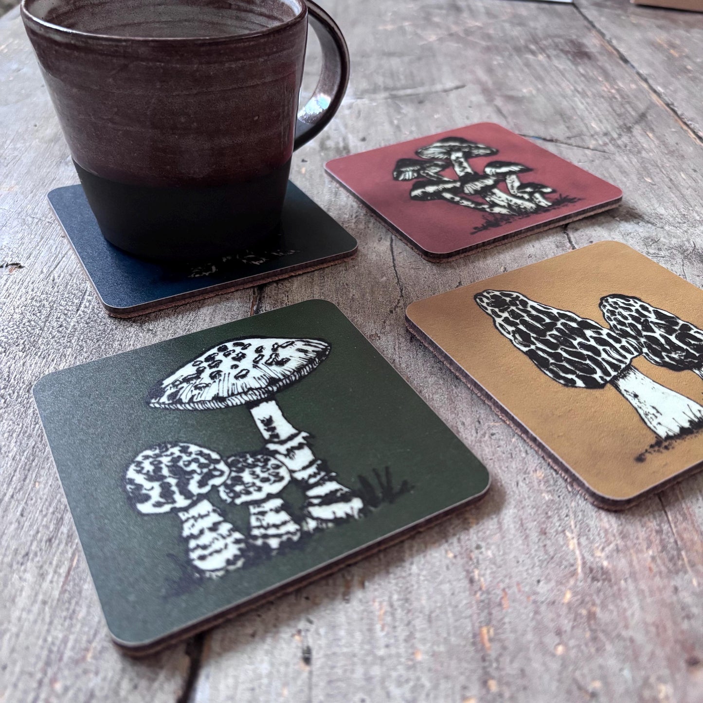 Mushroom Collection Coasters