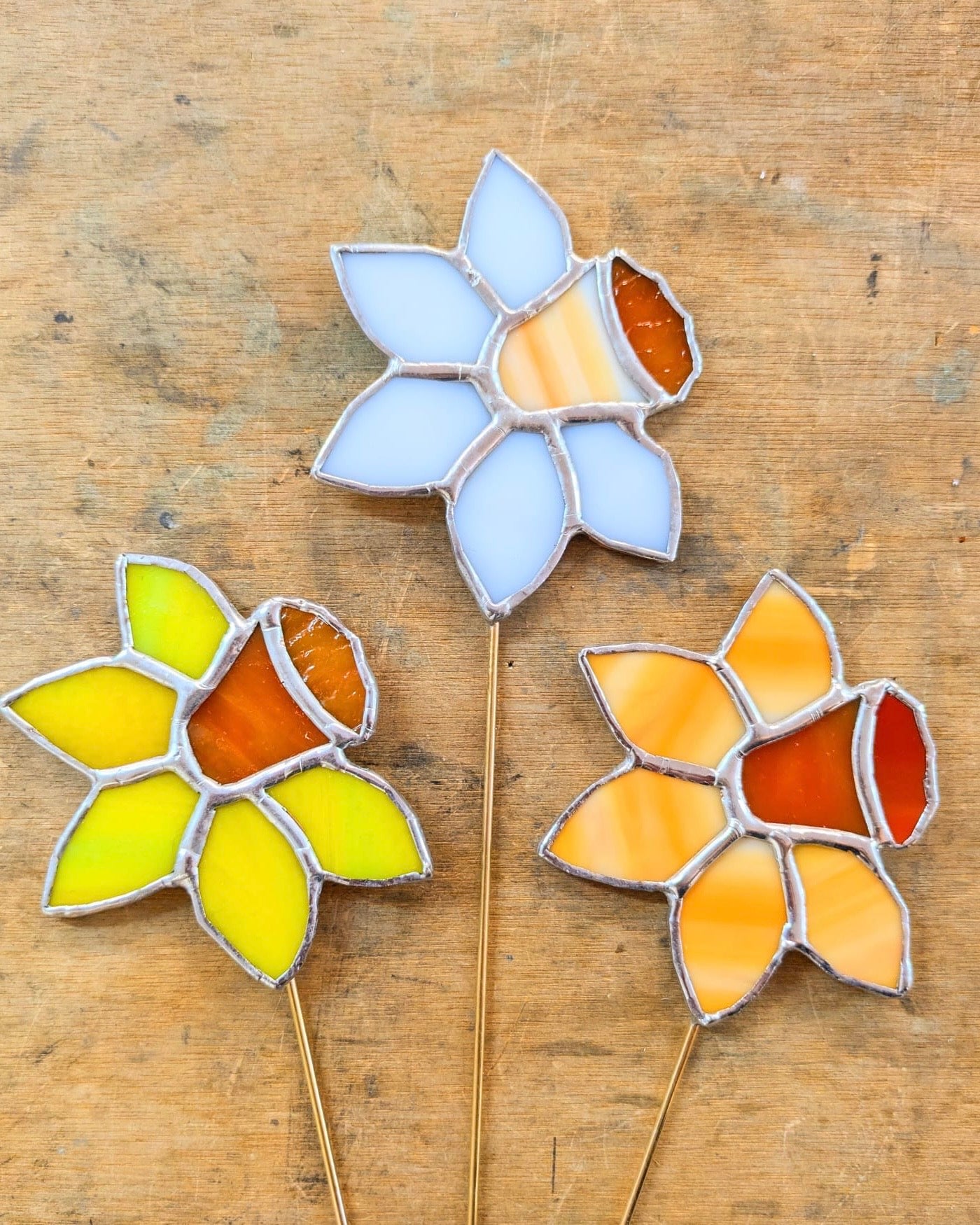 Daffodil Linocut & Stained Glass Workshop at Lydney Park Estate 12/3/27 & 13/3/27