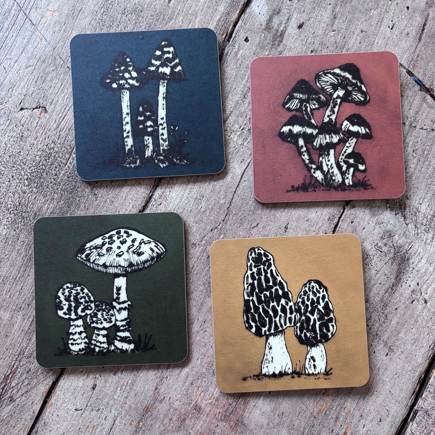 Mushroom Collection Coasters