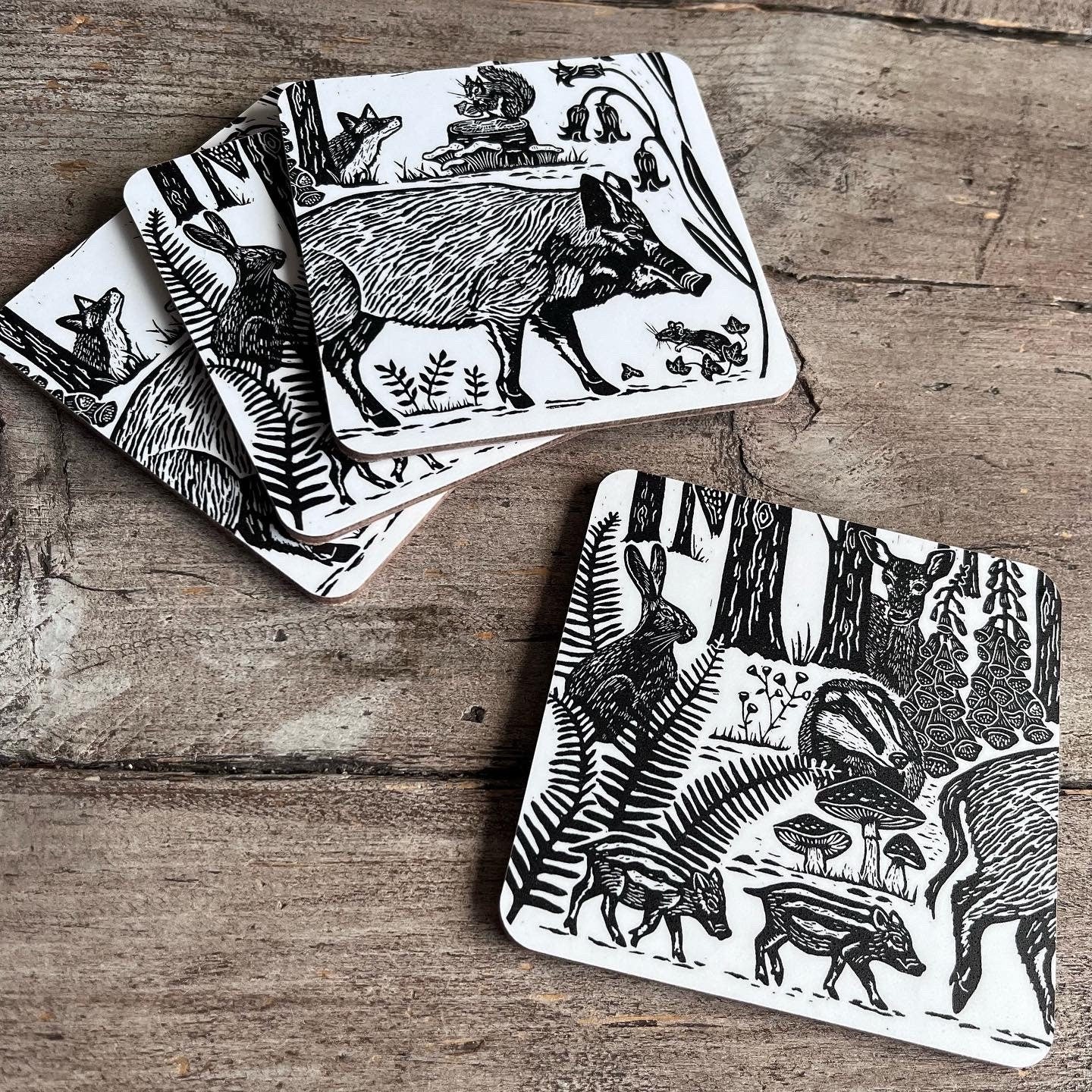 Forest Foray Coasters