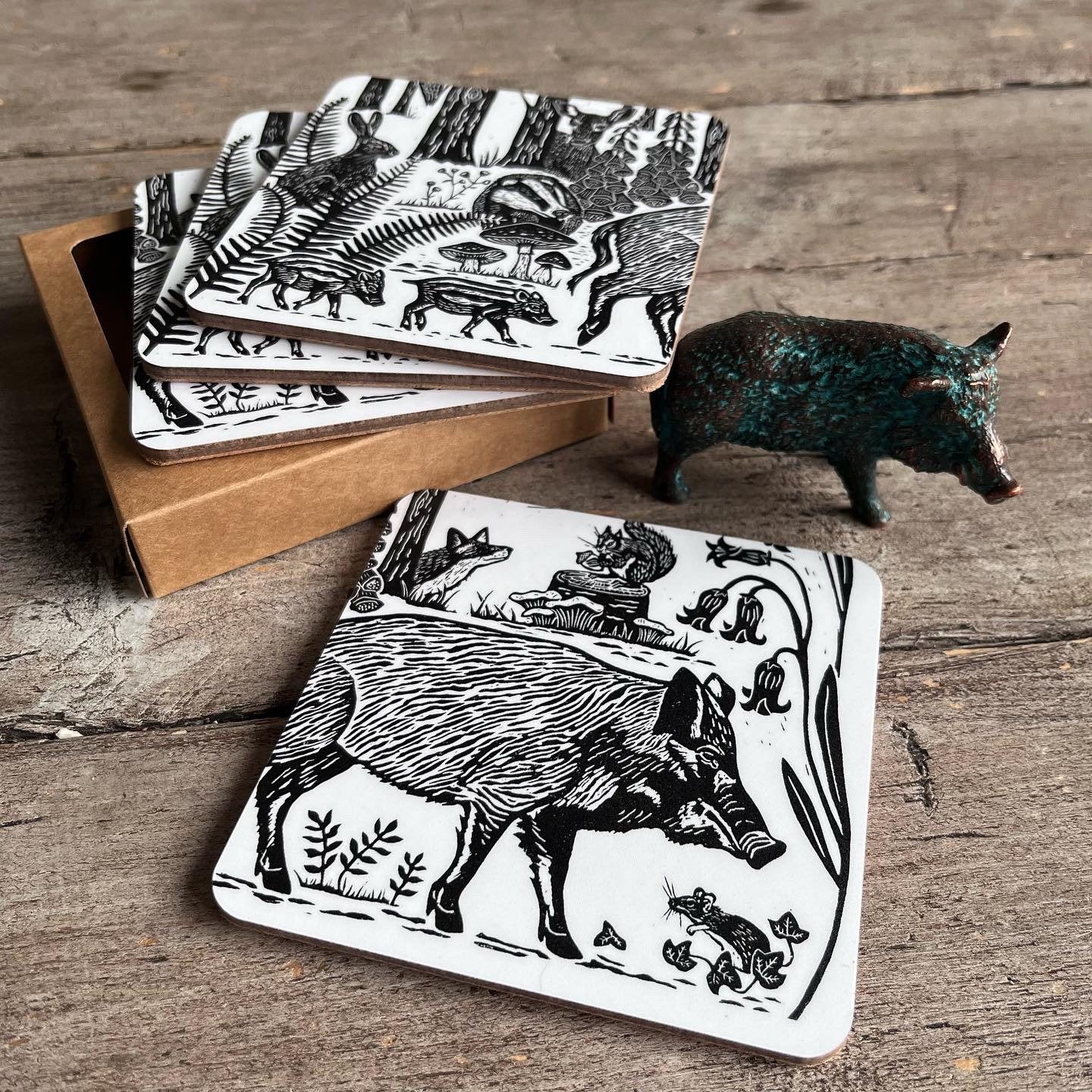 Forest Foray Coasters