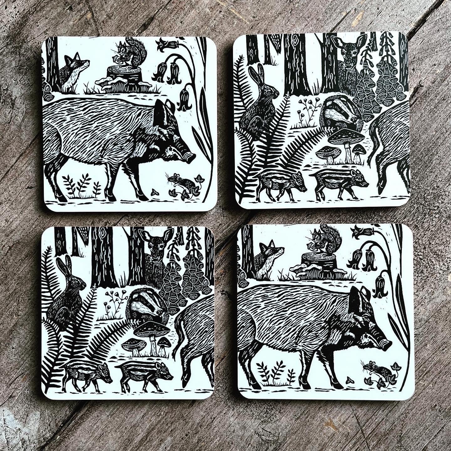 Forest Foray Coasters