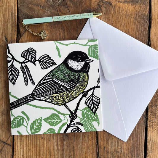 Great Tit Greetings Card