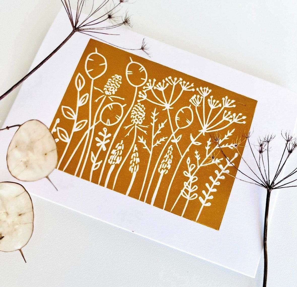 Mothers Day Linocut Workshop at Botanica 3/3/26