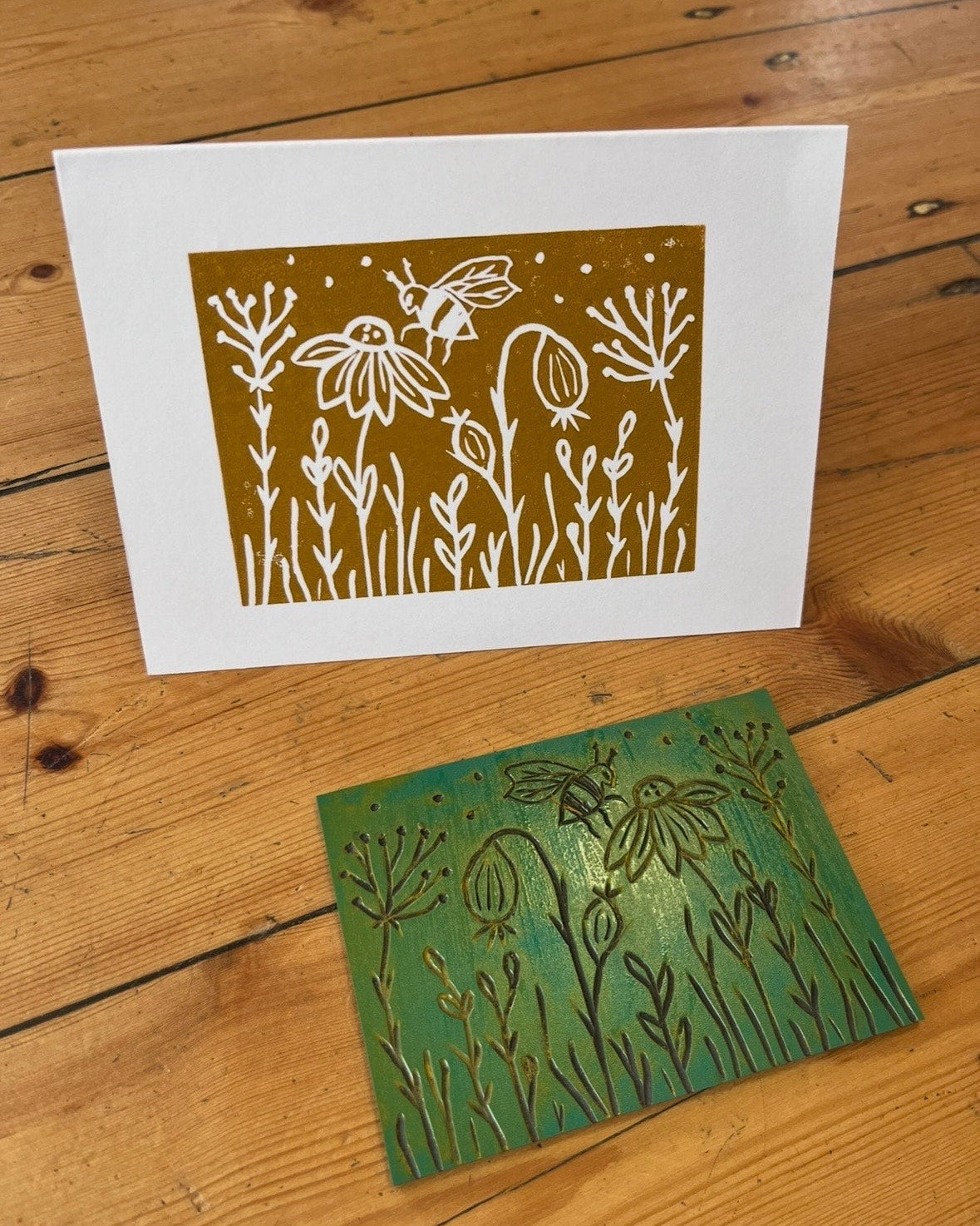 Mothers Day Linocut Workshop at Botanica 3/3/26