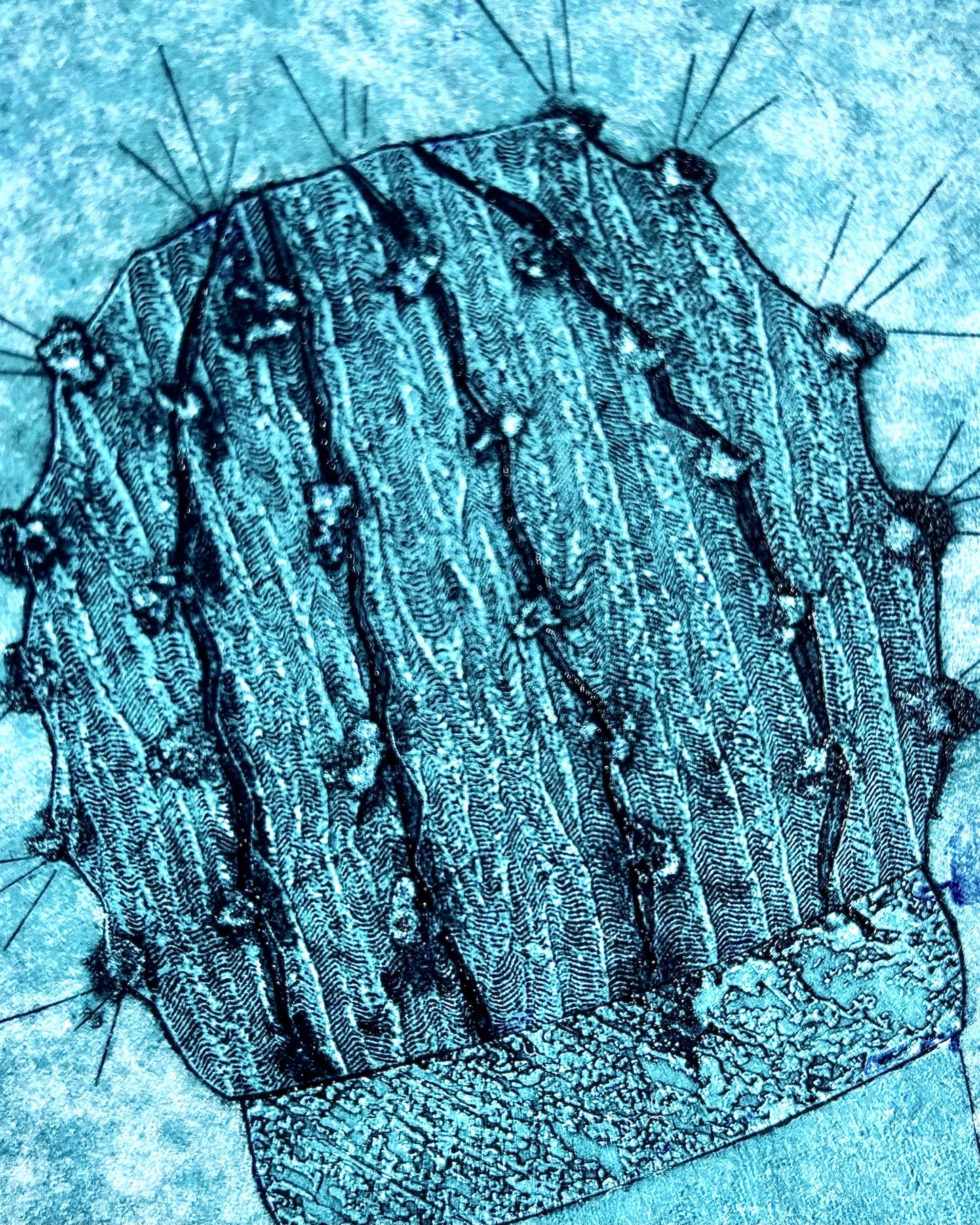 Cactus Collagraph Workshop 12/10/26