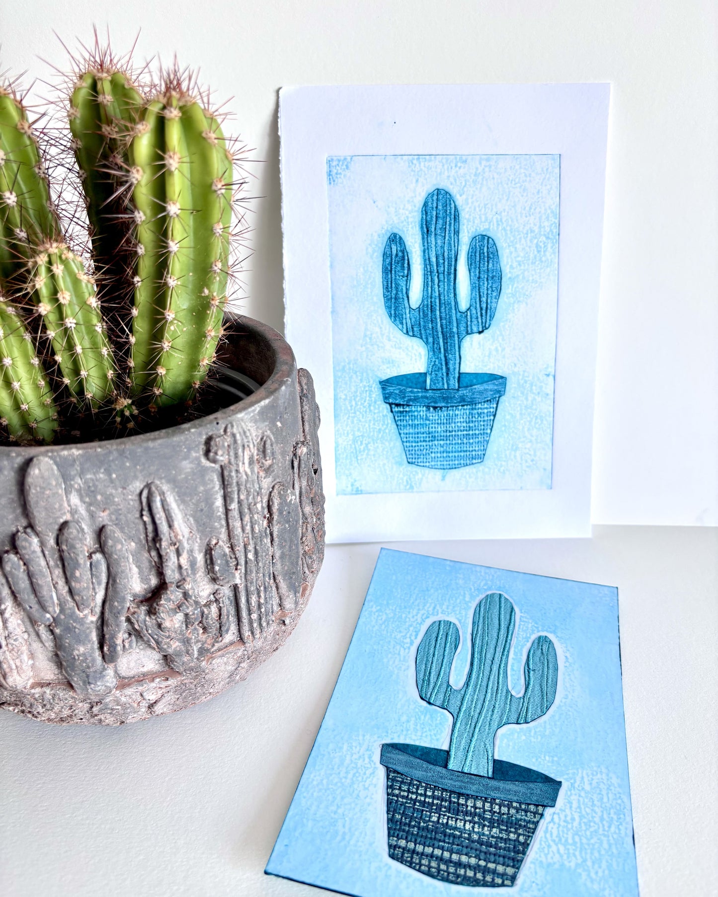 Cactus Collagraph Workshop 12/10/26