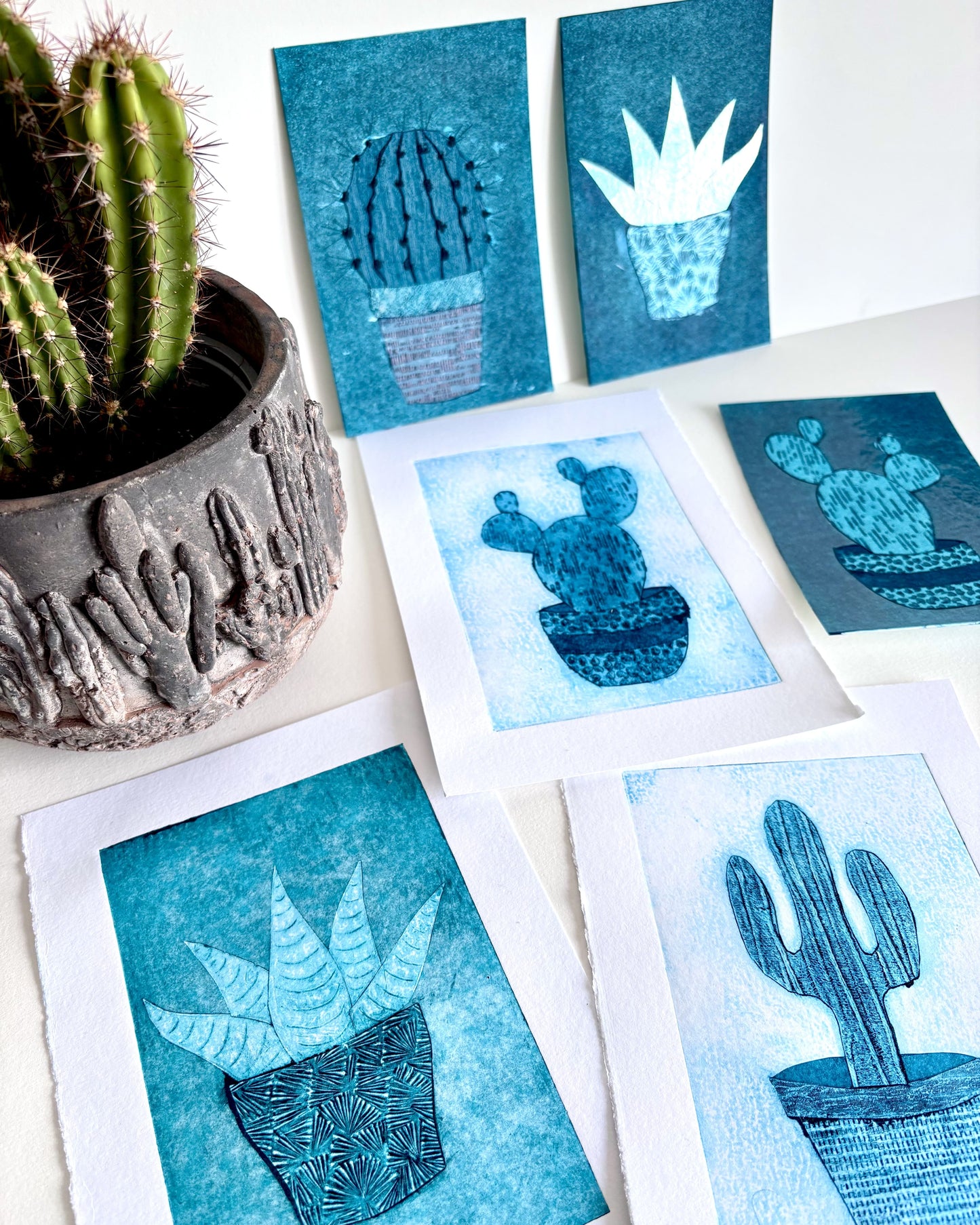 Cactus Collagraph Workshop 12/10/26