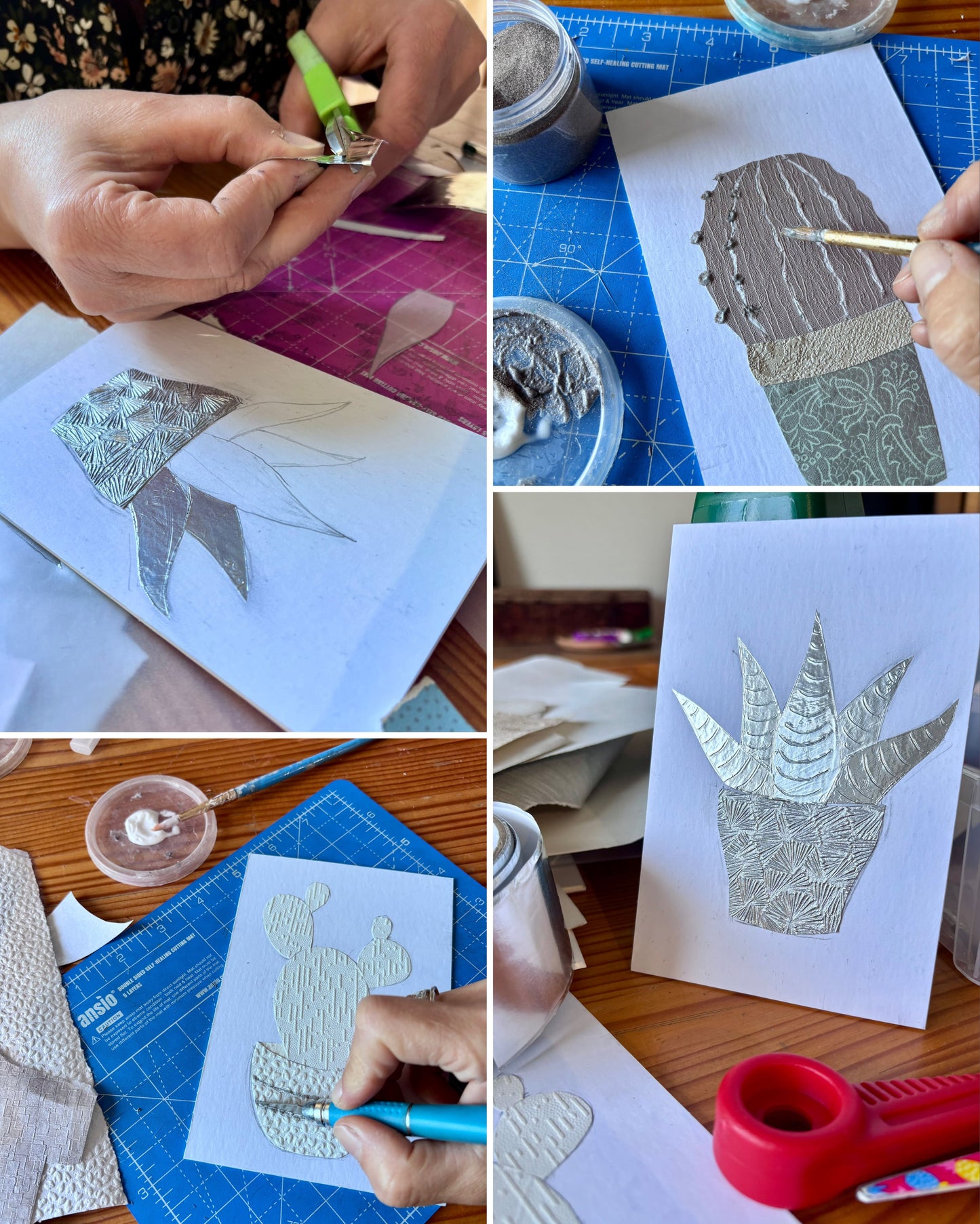 Cactus Collagraph Workshop 12/10/26