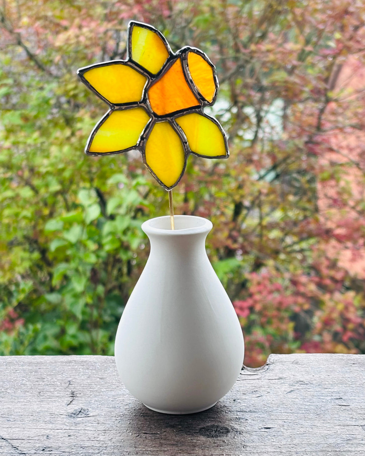 Daffodil Linocut & Stained Glass Workshop at Lydney Park Estate 12/3/27 & 13/3/27