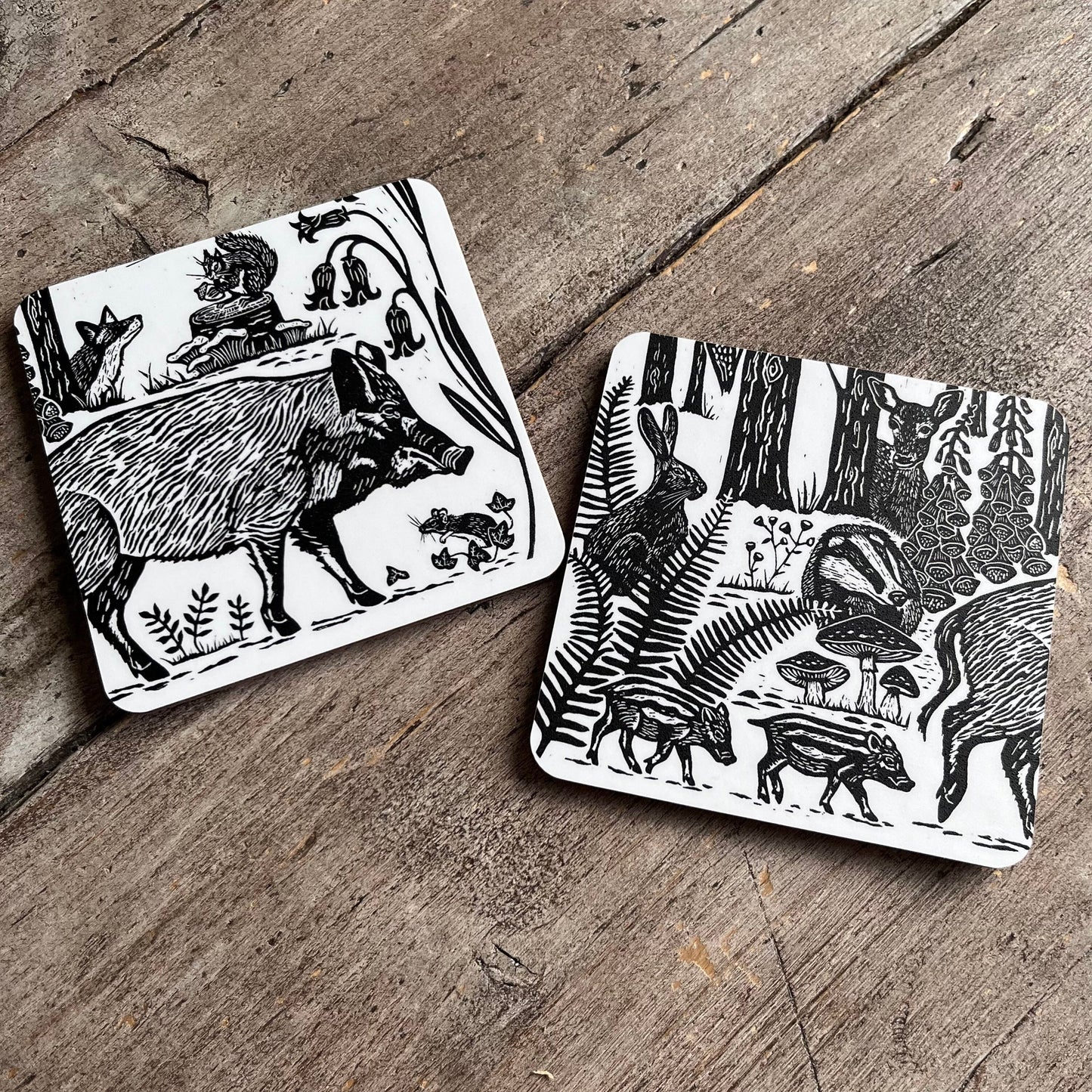 Forest Foray Coasters