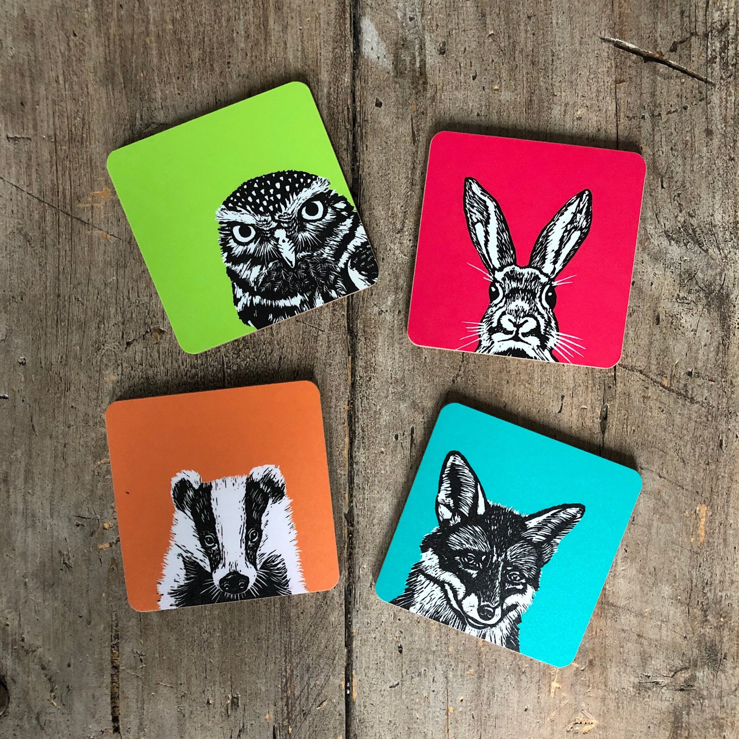 Woodland Animals Collection Coasters