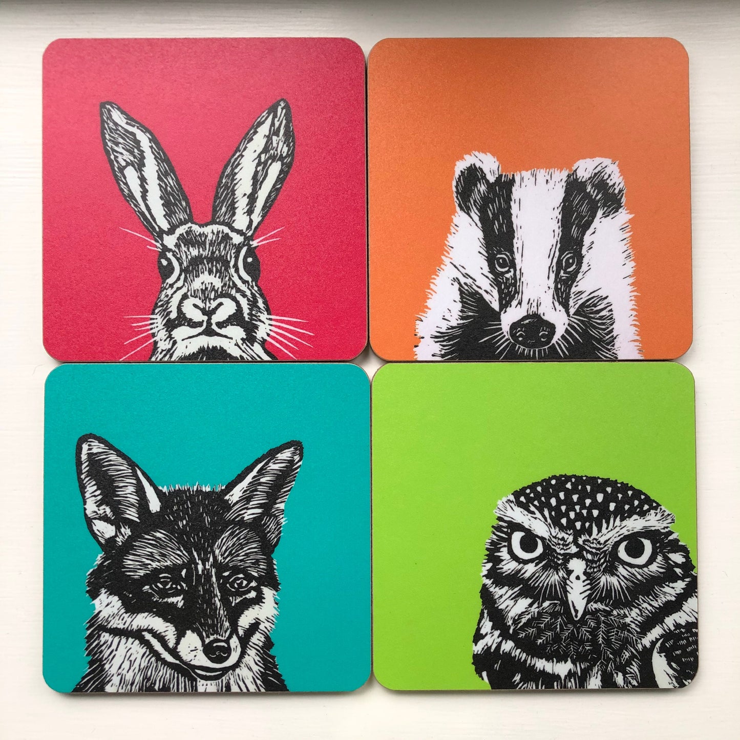 Woodland Animals Collection Coasters