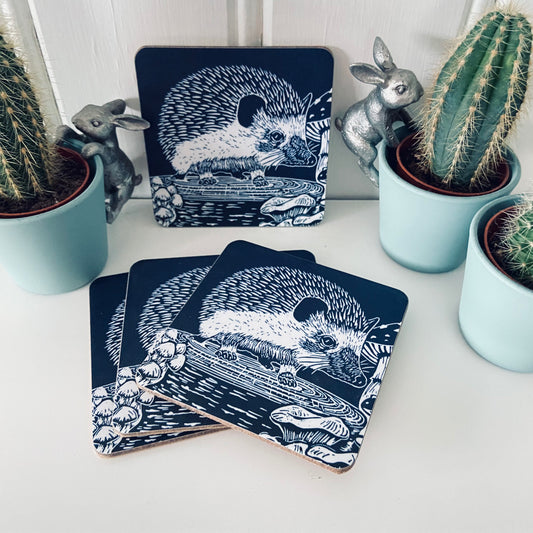 Hedgehog Coasters