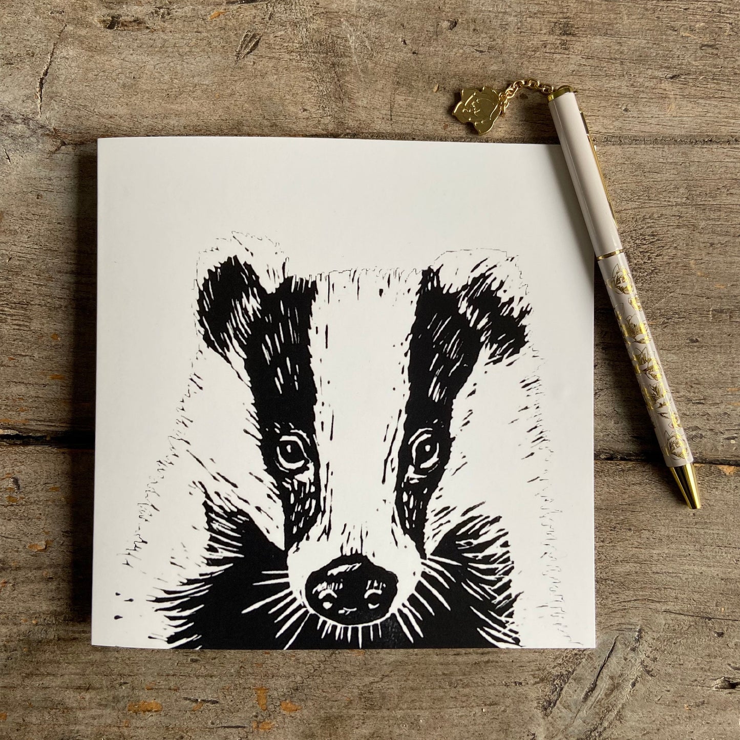 Badger Greetings Card