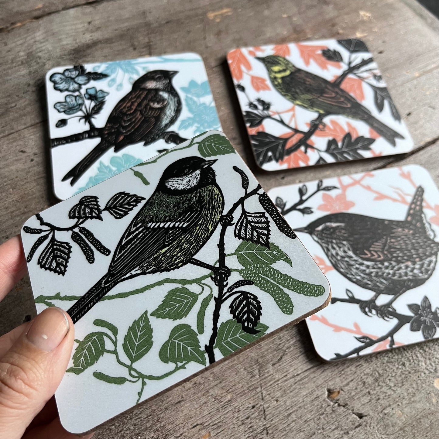 Garden Bird Collection Coasters