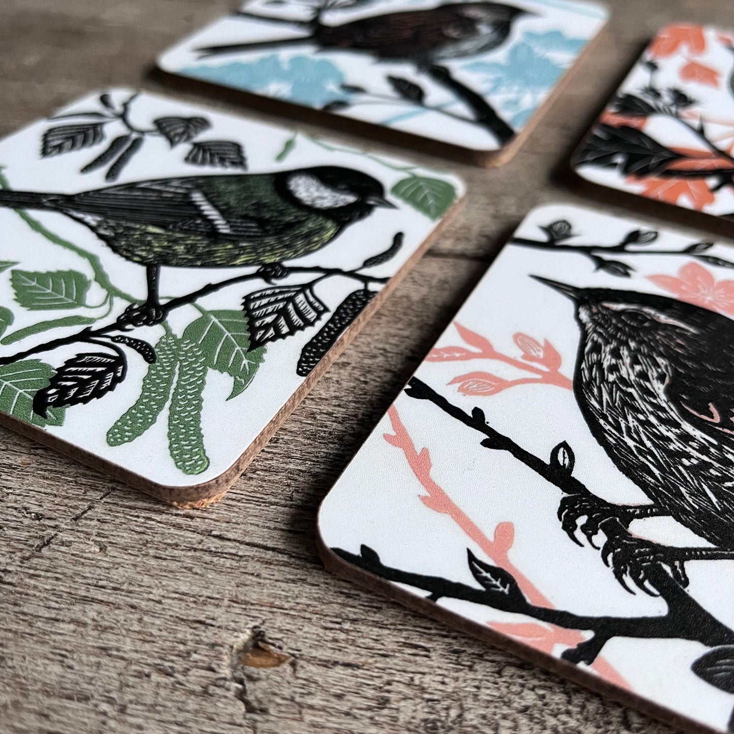 Garden Bird Collection Coasters