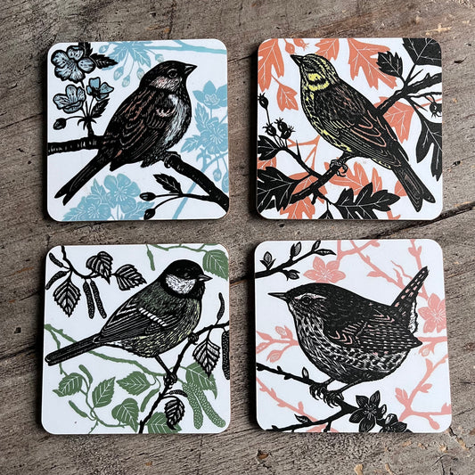 Garden Bird Collection Coasters