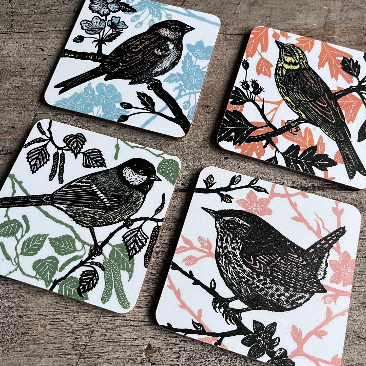 Garden Bird Collection Coasters