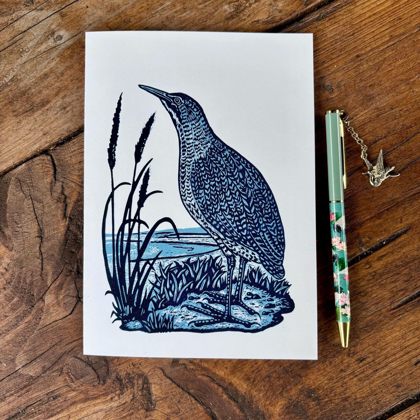 Bittern Greetings Card | Art Card | Any Occasional Card | Estuary Bird