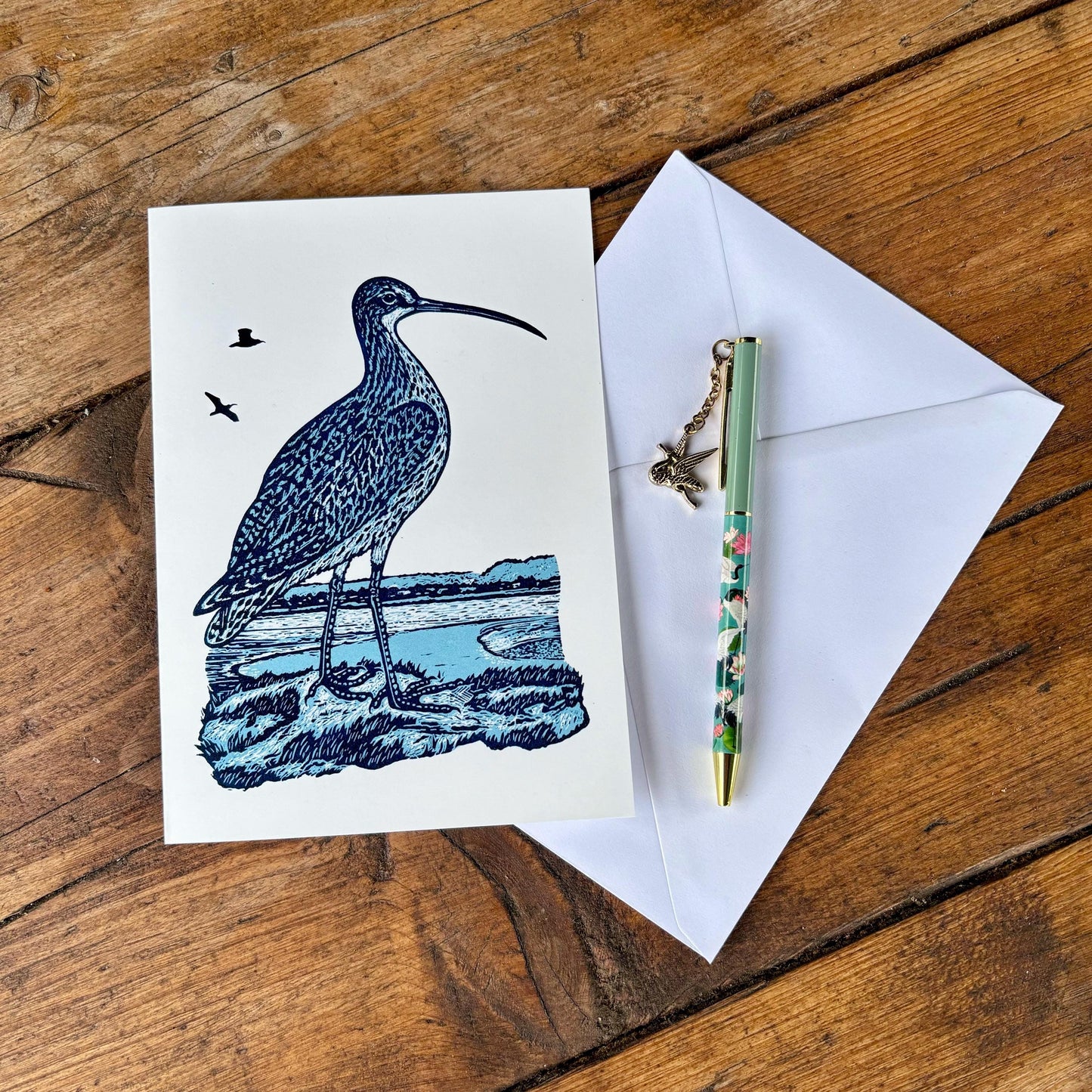 Curlew Greetings Card | Art Card | Any Occasional Card | Estuary Bird