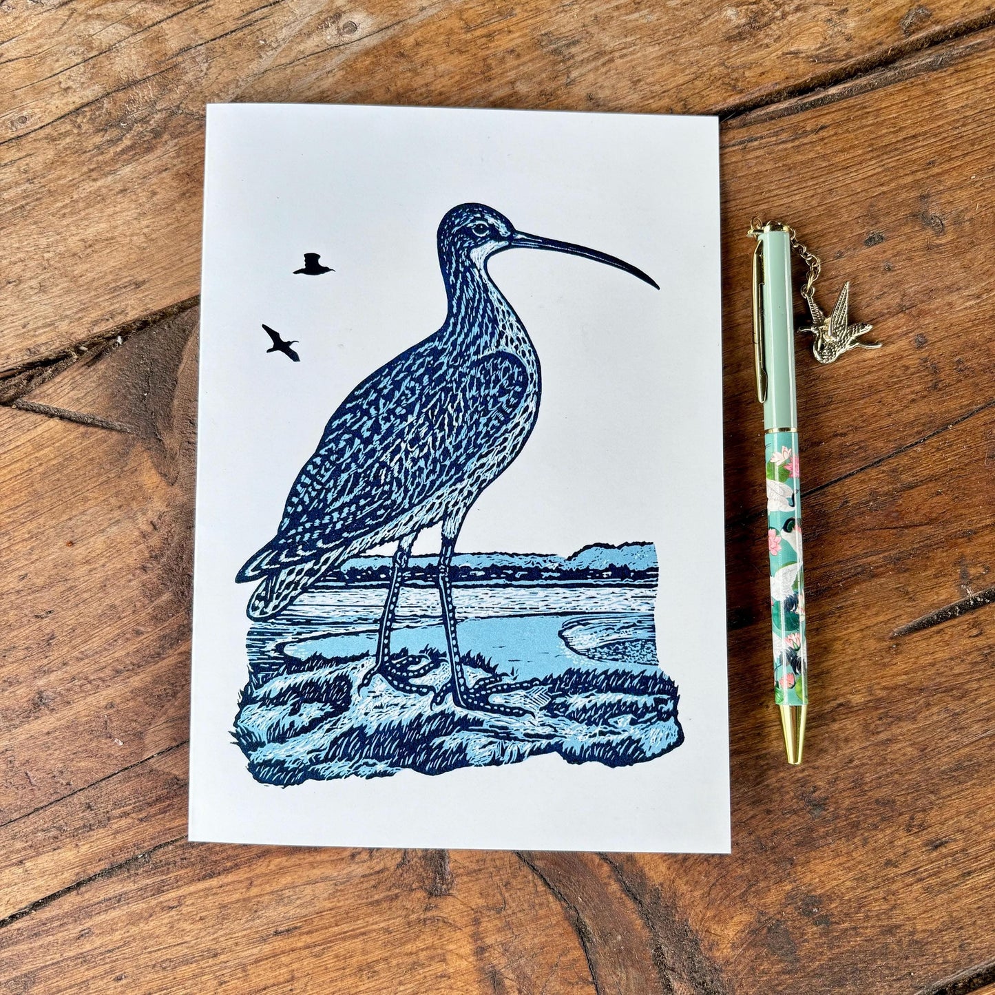 Curlew Greetings Card | Art Card | Any Occasional Card | Estuary Bird