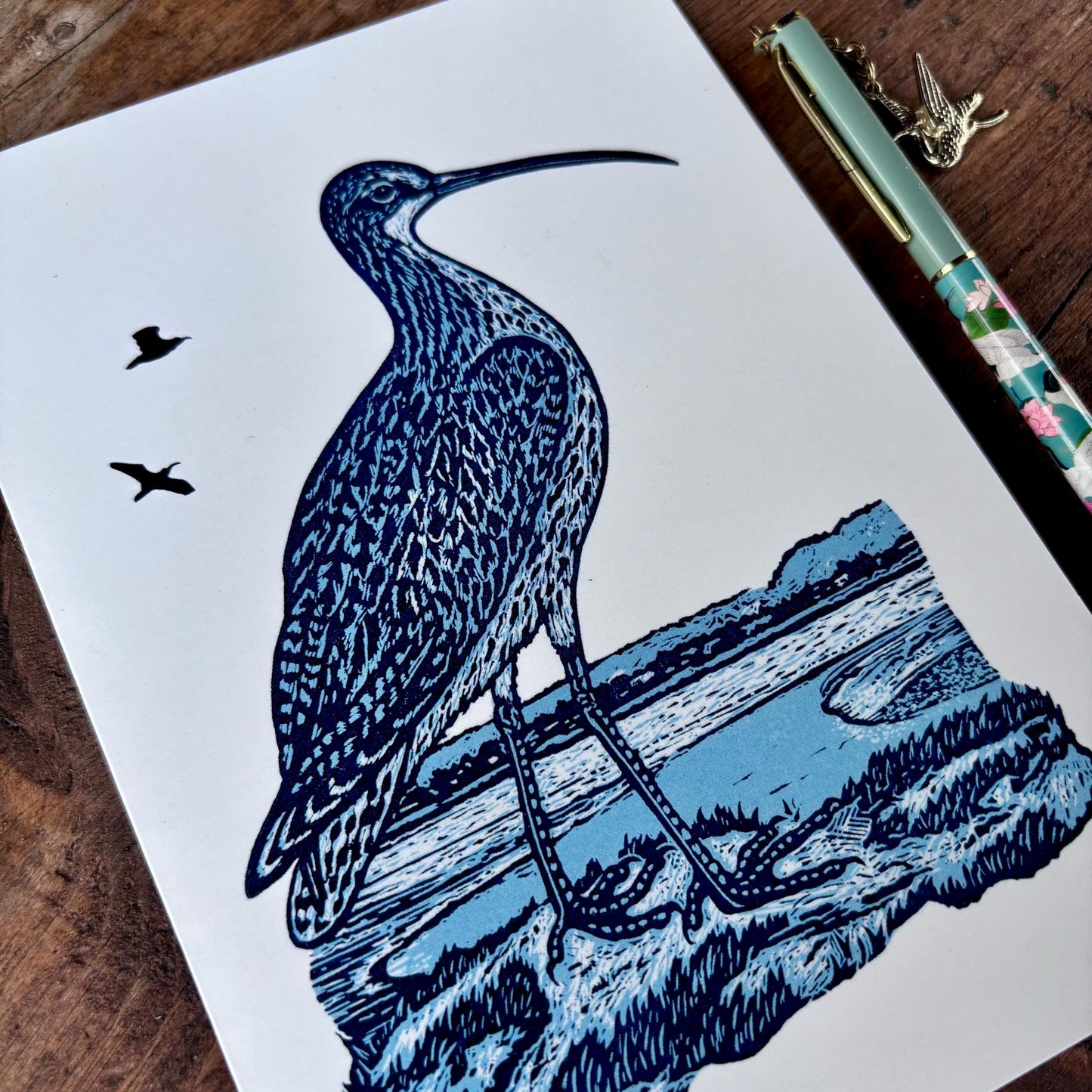 Curlew Greetings Card | Art Card | Any Occasional Card | Estuary Bird