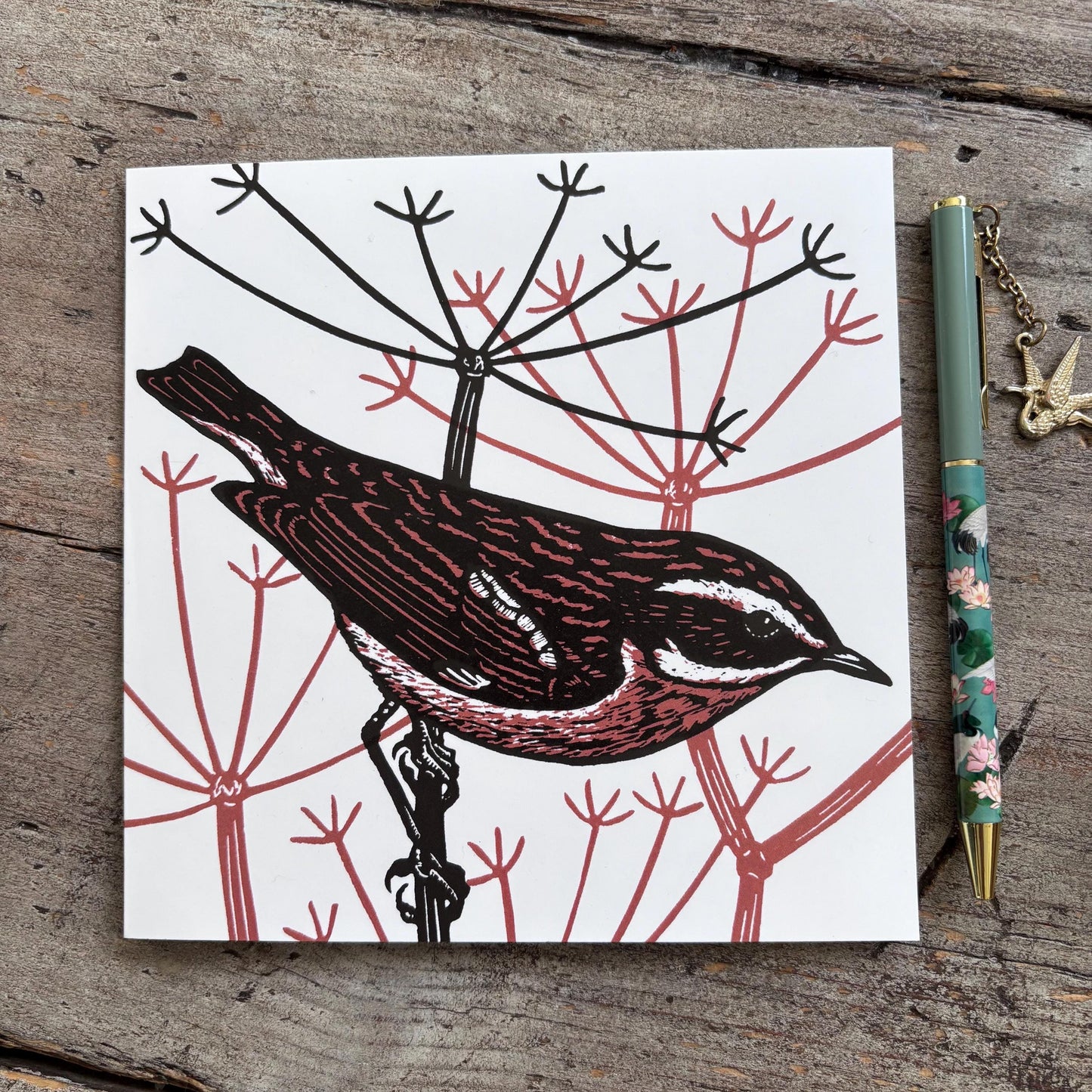 Whinchat Greetings Card