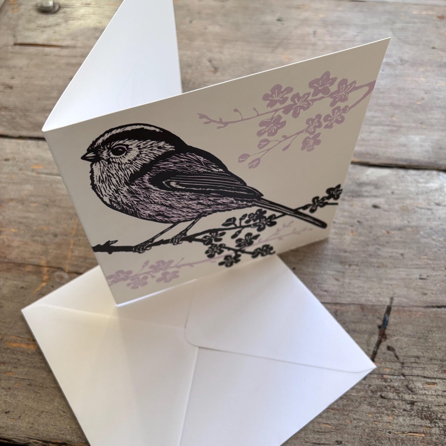 Long-Tailed Tit Greetings Card