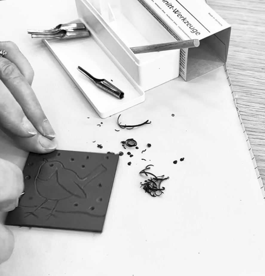 LINOCUT - EMBOSS - ENAMEL FESTIVE COMBO WORKSHOP 4/12/25